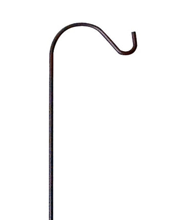 Panacea Heavy-Duty Single Shepherd Hook, Black, 7'3"H