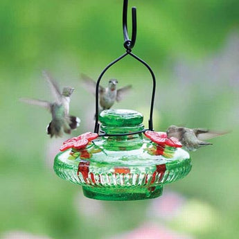 Parasol Bloom Hummingbird Feeder, Green, 16 oz.