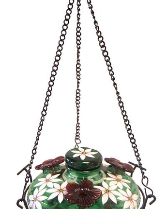 Parasol Bloom Botanica Feeder with Perch, Green, 16 oz.