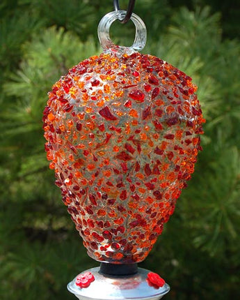 Parasol Eighty Days Hummingbird Feeder, Cinnabar Sprinkles