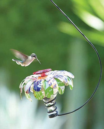 Parasol Sugar Shack Hummingbird Feeder w/ Hook, Clear, 4 oz.