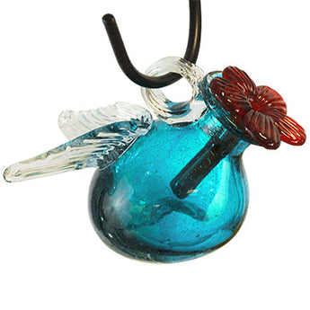 Parasol Pixie Hummingbird Feeder, Aqua, 4 oz.