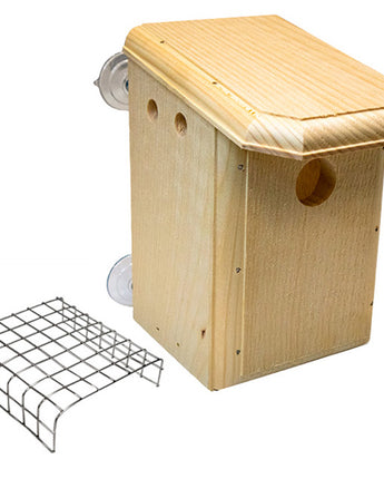 Window Nest Box with Nest Lift by Prime Retreat