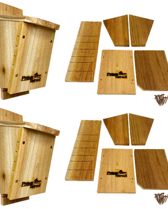 DIY Cedar Bat Houses by Prime Retreat, Pack of 2