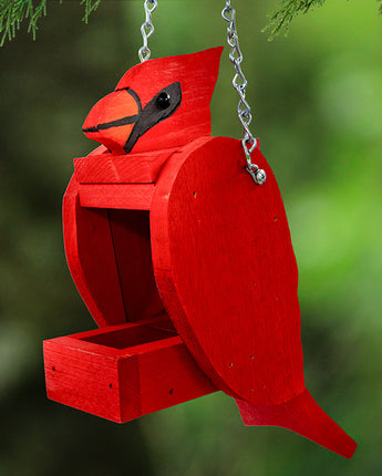 Cardinal Shaped Bird Feeder by Prime Retreat