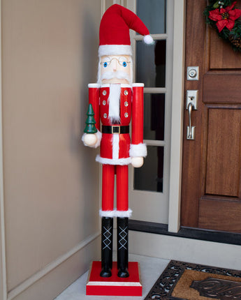 GIANT Nutcracker Mr. Claus Statue by Prime Retreat