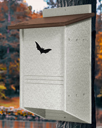 Amish Made Recycled Plastic Triple Cell Bat House, 40 bats