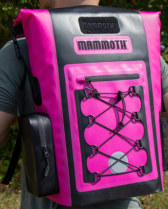 Mammoth Backpack Cooler, Pink & Black, by Prime Retreat