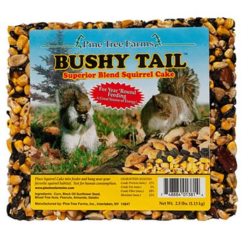 Pine Tree Farms Bushy Tail Squirrel Cake, 2.5 lbs, Pack of 8