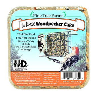 Pine Tree Farms Le Petit Woodpecker Cake, 9 oz., Pack of 12