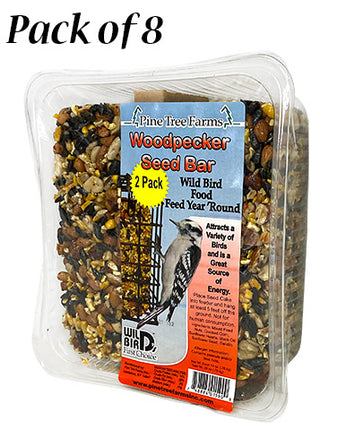 Pine Tree Farms Woodpecker Seed Bars, 14 oz., Pack of 8