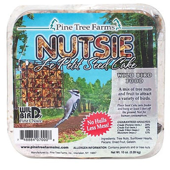 Pine Tree Farms Le Petit Nutsie Seed Cake, 10 oz, Pack of 12