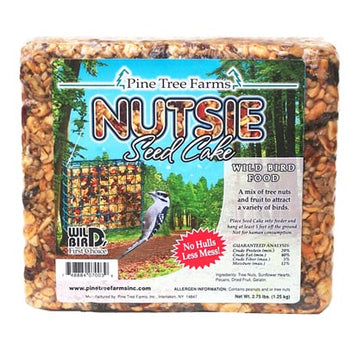 Pine Tree Farms Nutsie Seed Cake, 2.75 lbs., Pack of 8