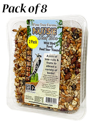 Pine Tree Farms Nutsie Seed Bars, 16 oz., Pack of 8