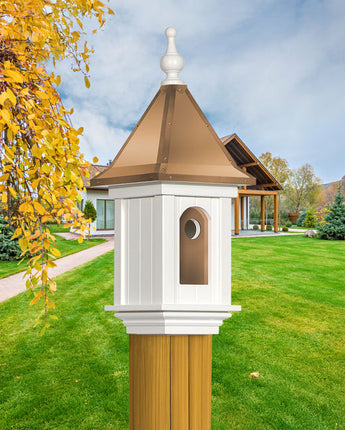 Royal Crowne Victorian Birdhouse, Copper Roof, Small