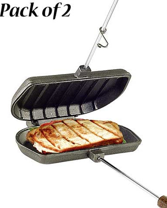 Rome Cast Iron Panini Press & Sandwich Maker, Pack of 2