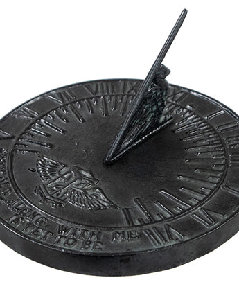 Rome Cast Iron New Salem Sundial, Verdigris, 9.875" dia.