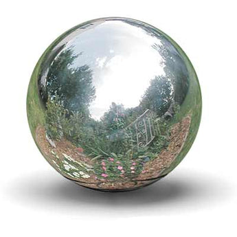 Rome Stainless Steel Gazing Ball, Silver, 4" dia.
