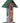 Songbird Essentials Tube Feeder with Tray, Green and Brown