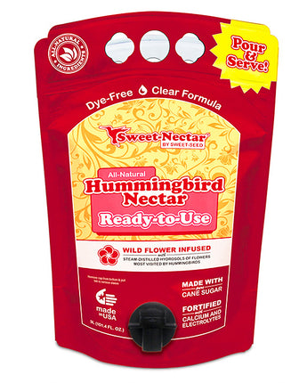 Sweet-Nectar Clear Hummingbird Nectar, RTU, 3L Eco Pouch