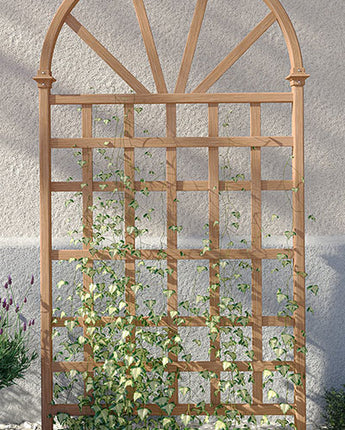 New England Savannah Trellis, Tan, 77.25"H