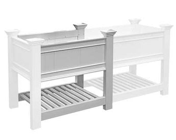 New England Cambridge Raised Planter Bed Extension Kit