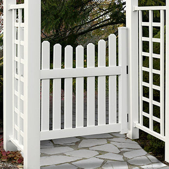 New England Cottage Picket Gate