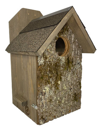 Uncle Dunkel's Bark Clad Screech Owl House