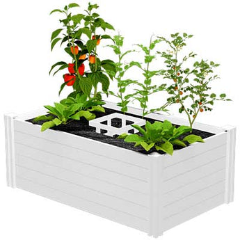 Vita Gardens Classic Keyhole Garden Bed, 5'L x 3'W