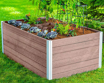 Vita Gardens Urbana Composting Garden Bed, Espresso, 5'Lx3'W