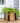 Vita Gardens Mezza Cedar Cube Planter, Brown, 12"L x 12"W