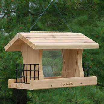 Woodlink Deluxe Cedar Bird Feeder with Suet Cages
