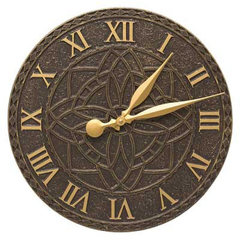 Whitehall Artisan Wall Clock, French Bronze, 16" dia.