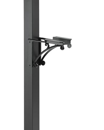 Whitehall Deluxe Mailbox Post & Brackets, Black