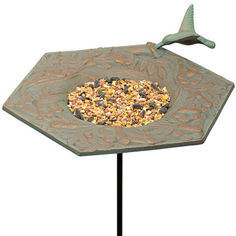 Whitehall Hummingbird Garden Bird Feeder, Copper Verdi