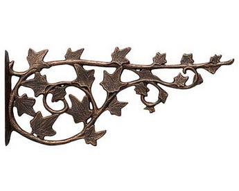 Whitehall Ivy Nature Hook, Oil Rub Bronze, 15.25"