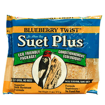 Wildlife Sciences Blueberry Twist Suet Cakes, 11 oz, 12 Pack