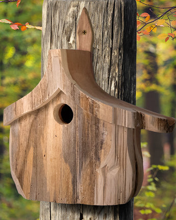 Woodmen Designs Rustic Cedar Handcrafted Bluebird House